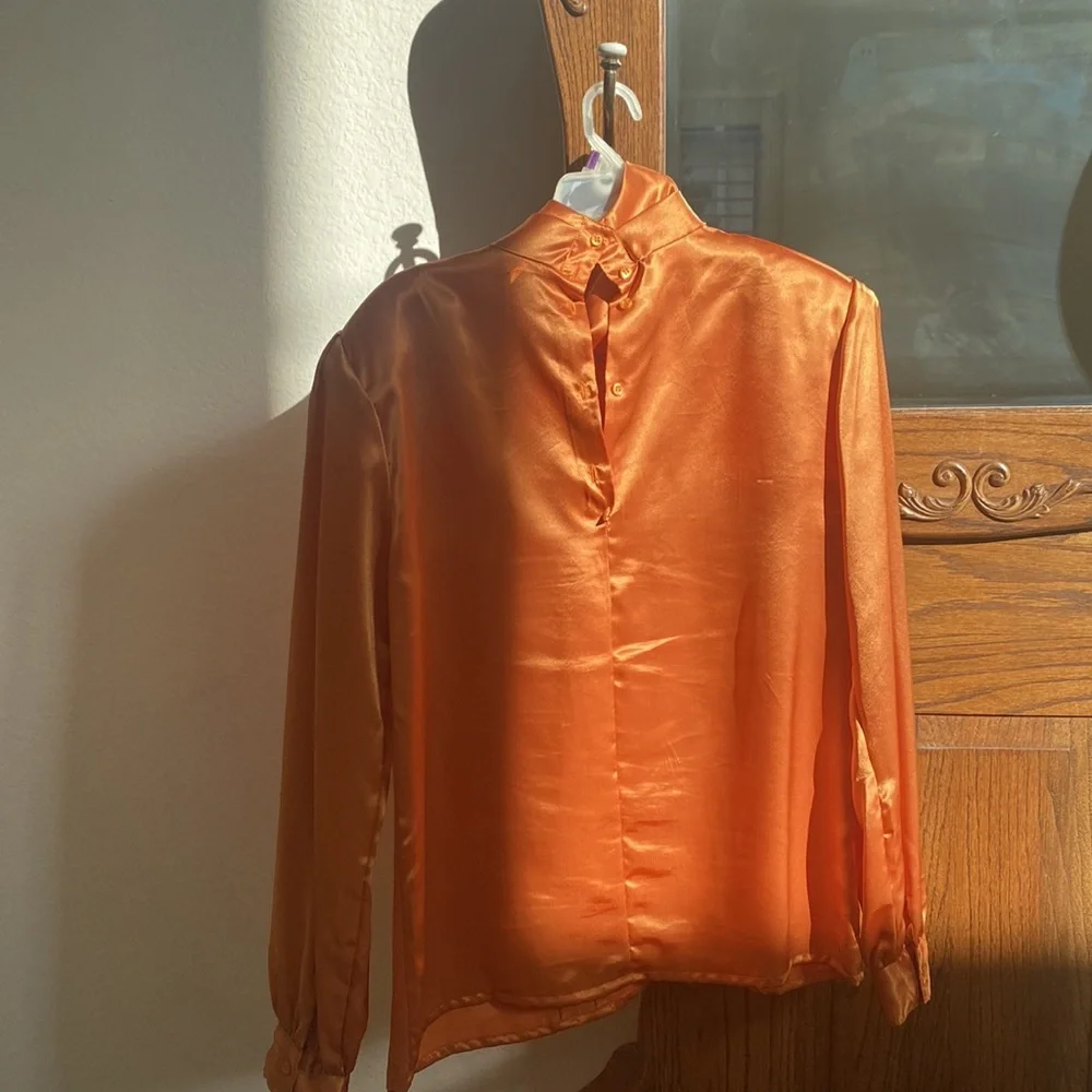 Nicola Vintage‎ Retro Orange Blouse